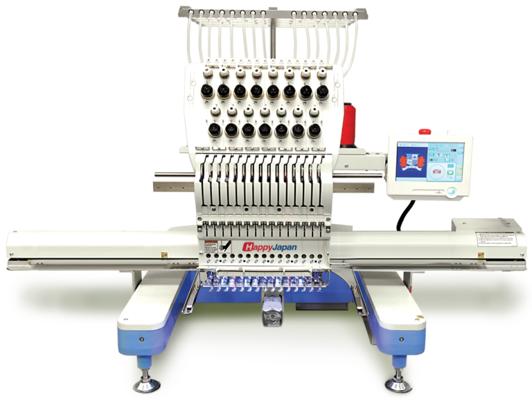 HappyJapan HCD3e-X1501 stretched field embroidery machine