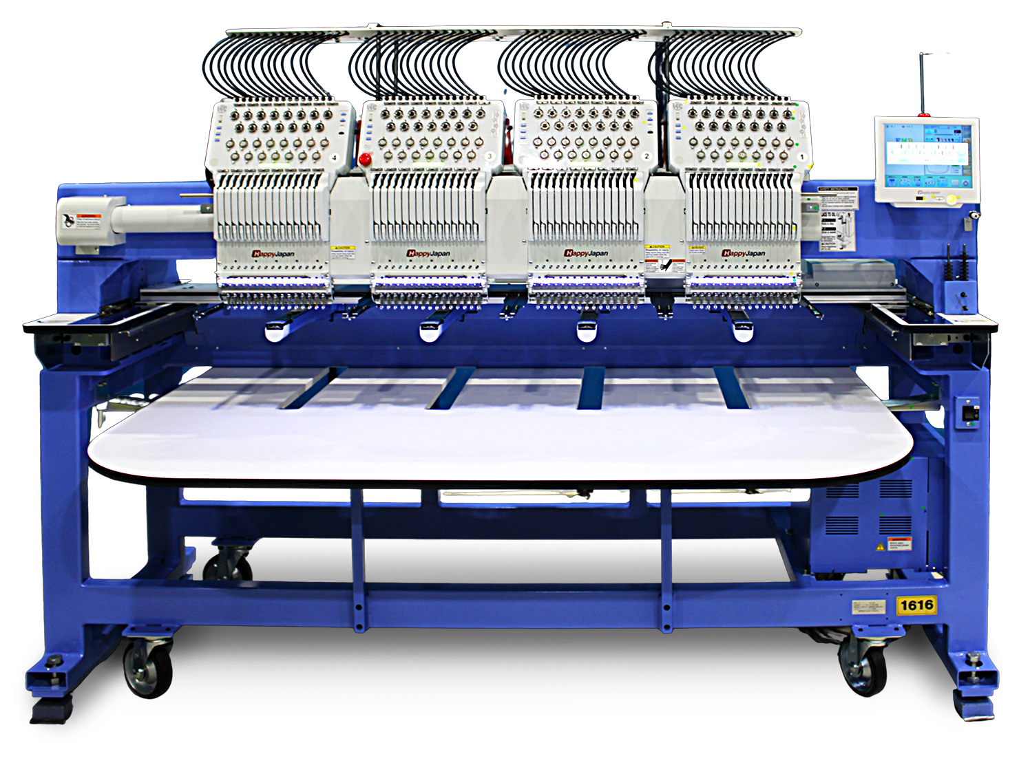 HCT-1504 4-head embroidery machine with digital tension