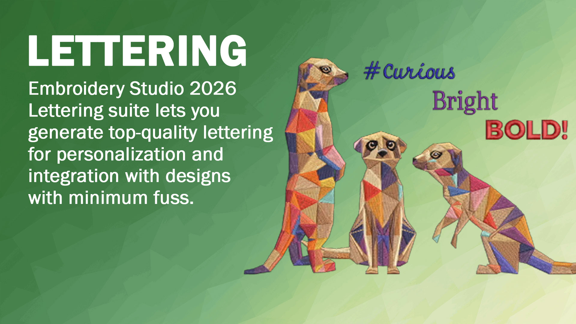 Wilcom Embroidery Studio 2026 Lettering embroidery software