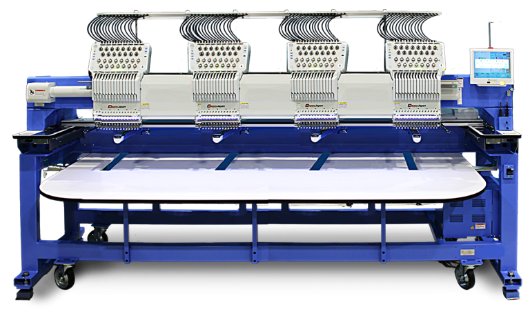 HappyJapan HCT-X1504 stretched field 4-head embroidery machine