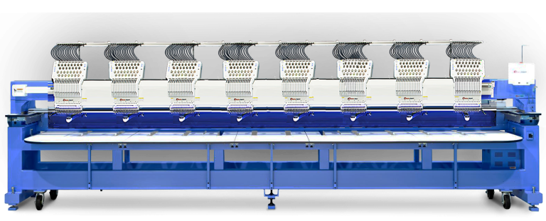 HappyJapan HCT-X1508 stretched-field 8-head embroidery machine
